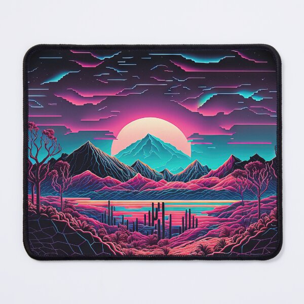 Item preview, A Synthwave Odyssey Through the Surreal: A Journey Beyond Reality designed and sold by Mullet Monkey.