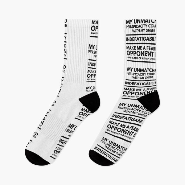 Item preview, My Unmatched Perspicacity Quote Black designed and sold by SmartCastle.