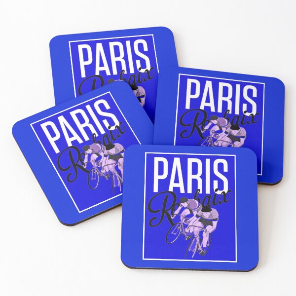 Item preview,  PARIS ROUBAIX : Vintage Colorful Bicycle Racing Print designed and sold by posterbobs.