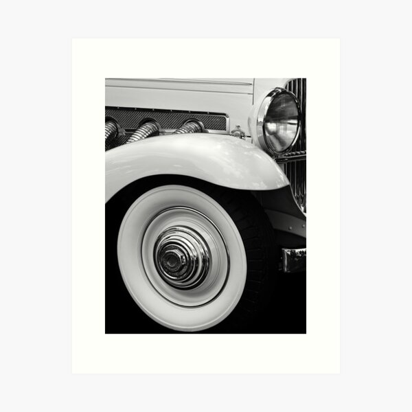 Clark Gable Duesenberg Art Print