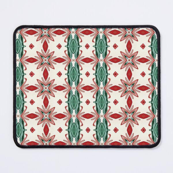 Item preview, Victorian style red and green exotic floral pattern designed and sold by aapshop.