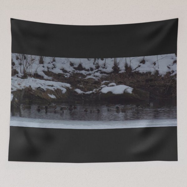Artikelvorschau, Winter Stockente Ententeich entworfen und verkauft von MeggyMayDesigns.