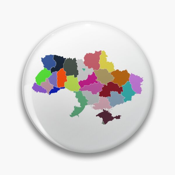 Item preview, Ukraine Color Map designed and sold by Pixel4Art.