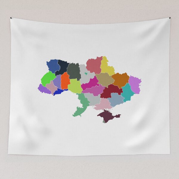 Item preview, Ukraine Color Map designed and sold by Pixel4Art.