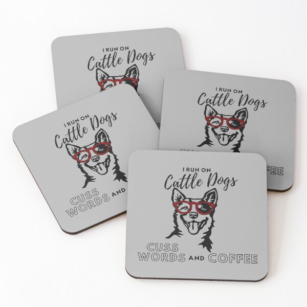Artikelvorschau, Viehhunde, Schimpfwörter und Kaffee entworfen und verkauft von BuckWildDesigns.