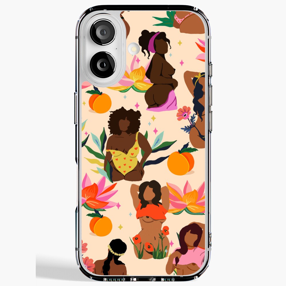 Vibrant & Colorful Tropical Goddess Pattern Sticker