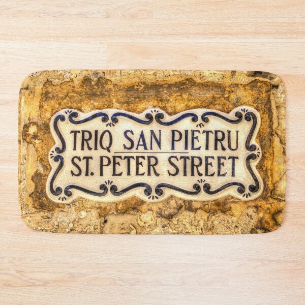 Item preview, St Peter Street Sign Malta  designed and sold by Londonimages.