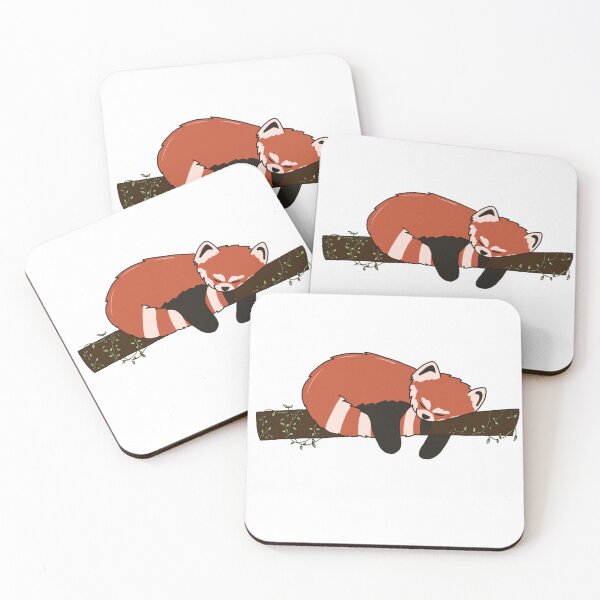 Item preview, Sleeping Red Panda designed and sold by pidgescribbles.