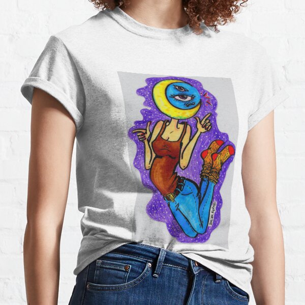 moon-headed person Classic T-Shirt