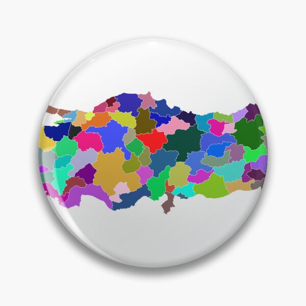 Item preview, Turkey Color Map designed and sold by Pixel4Art.