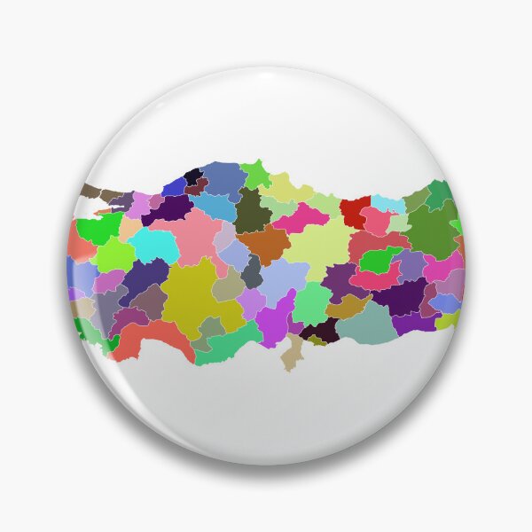 Item preview, Turkey Color Map designed and sold by Pixel4Art.