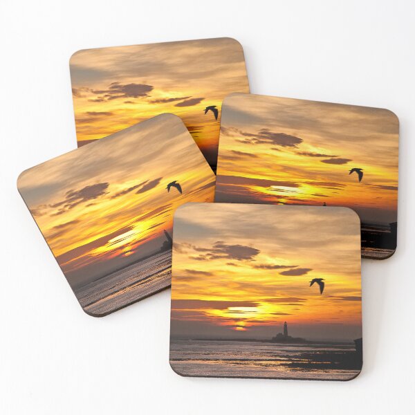 Item preview, Sunrise, silhouettes and a seagull designed and sold by Violaman.