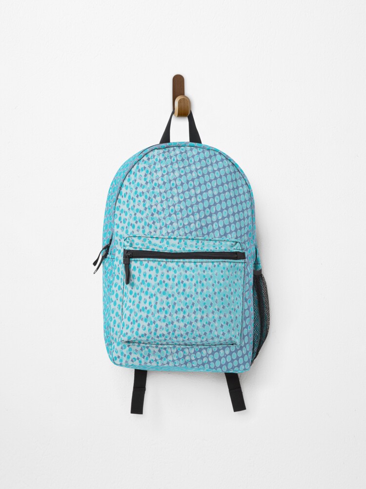 Thumbnail 1 of 3, Backpack, Colorful Blue Shade Pattern 169 designed and sold by Manal-Patterns.