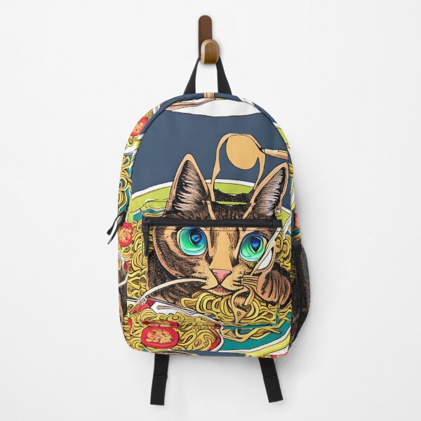 Item preview, Cute Cat Eating Spaghetti designed and sold by roleshop.