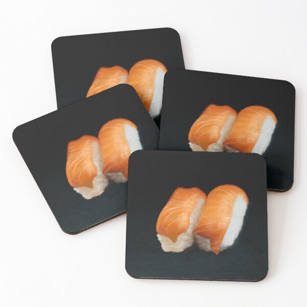 Item preview, Salmon Nigiri digital painting  designed and sold by Kerri  Leath.