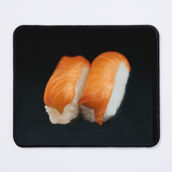 Item preview, Salmon Nigiri digital painting  designed and sold by Kerri  Leath.