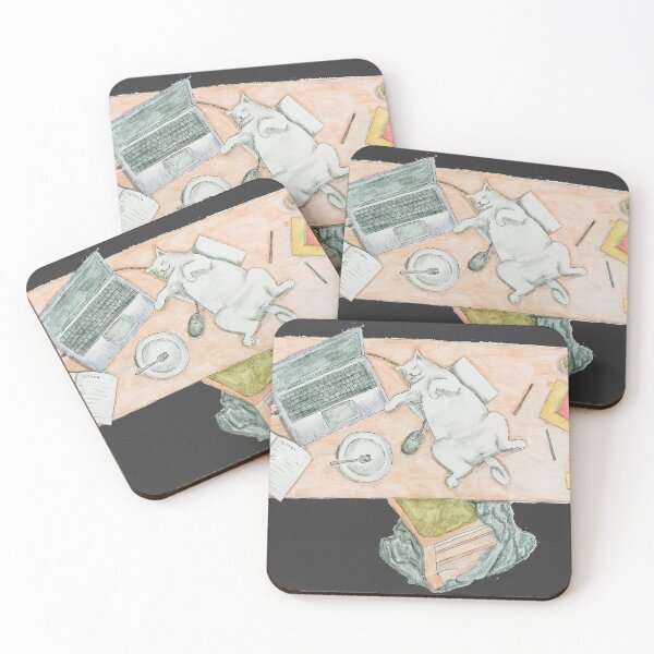 Item preview, Cat on the tabel designed and sold by Johka.
