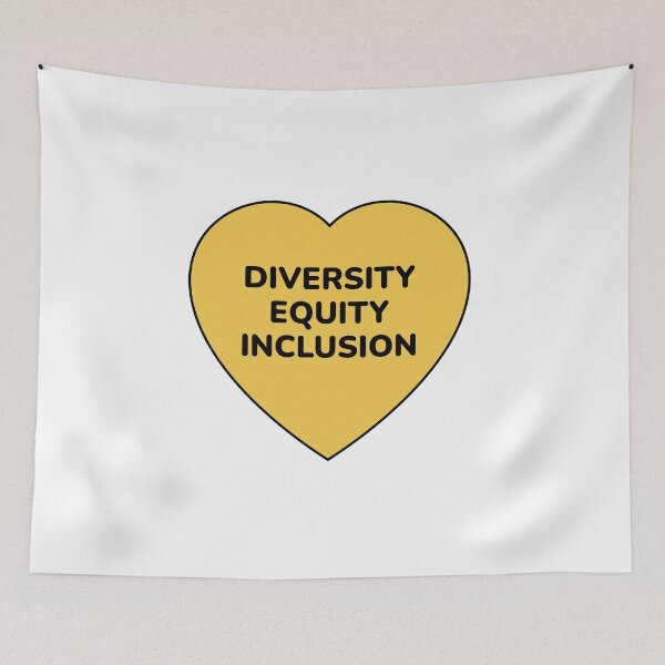 Item preview, Diversity Equity Inclusion - heart designed and sold by Inspirationmotivation.