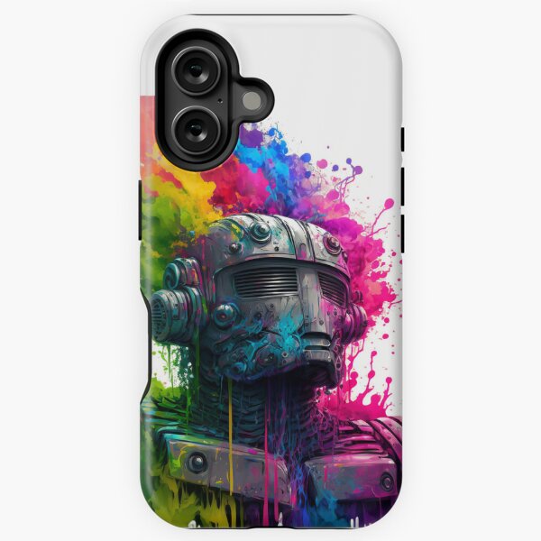 Vista previa del artículo con la obra «Colorido Robo Darth Vader», diseñado y vendido por Sudo-i.