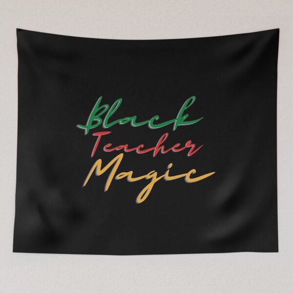 Item preview, Black Teacher Magic Shirt Melanin Pride Black History Month T-Shirt designed and sold by zakibenj.