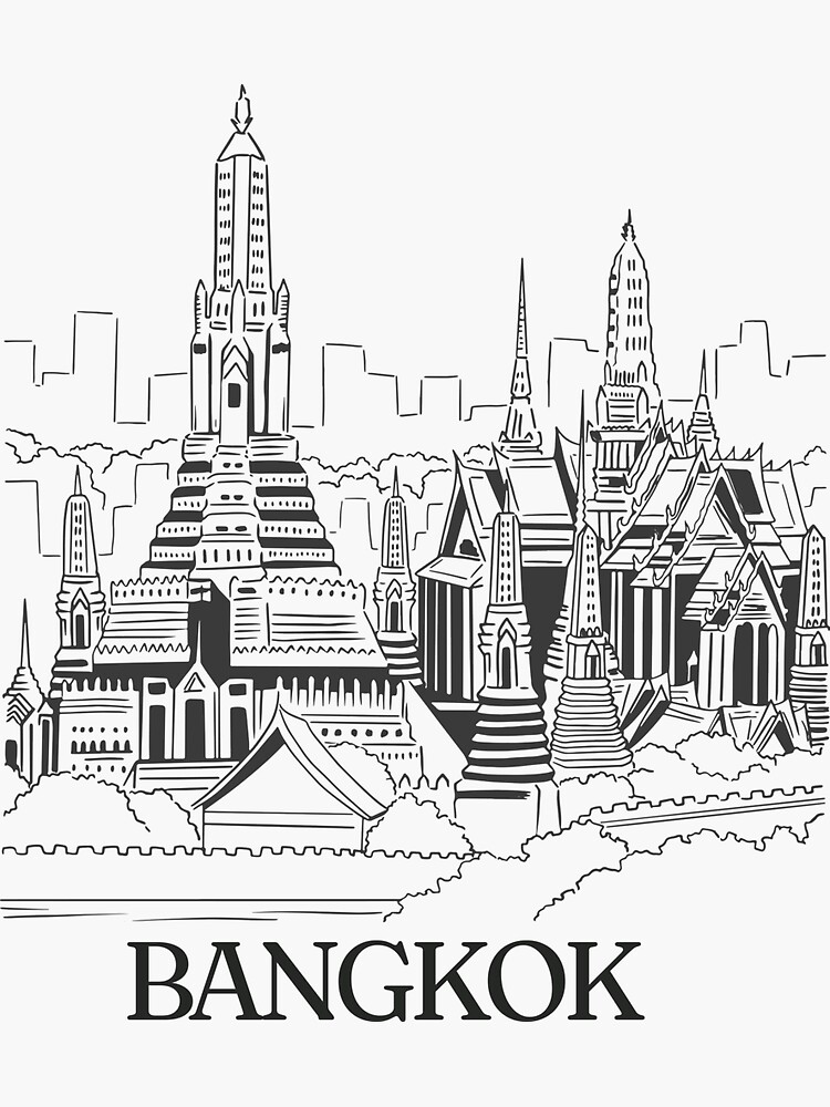 Bangkok sticker, City sticker