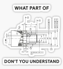 Funny Engineering T-Shirt - Mechanical Engineering T-shirt Sticker