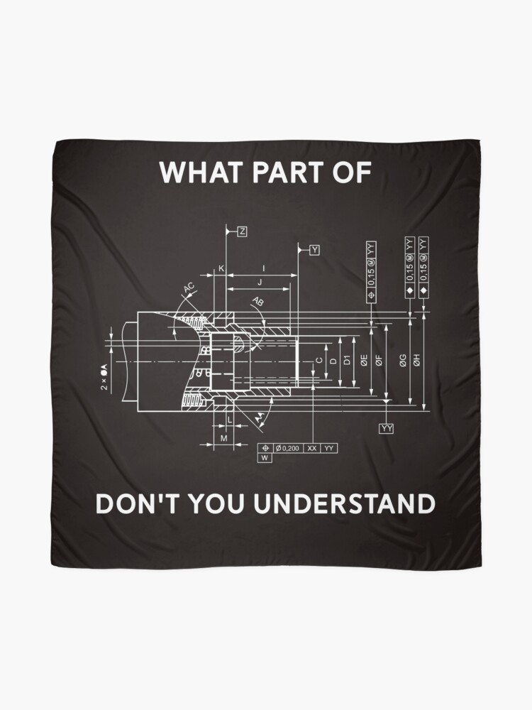 Funny Engineering T-Shirt - Mechanical Engineering T-shirt Scarf for Sale  by mrsmitful