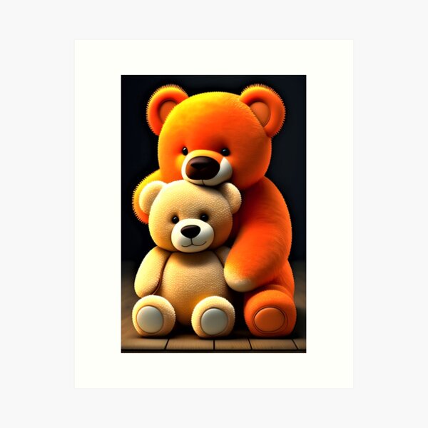 Cartoon Bear Art Prints for Sale | Redbubble