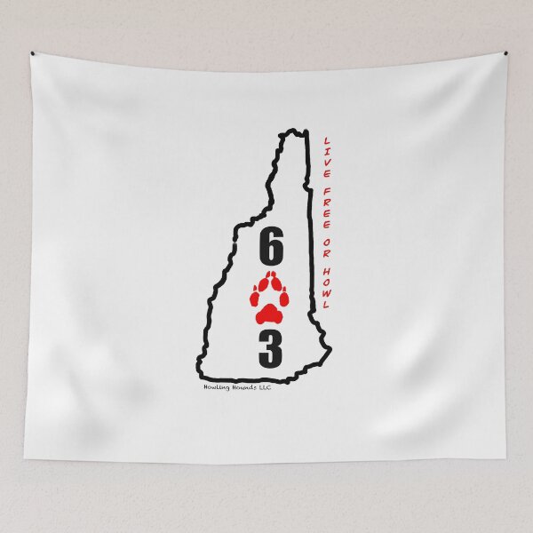 Item preview, 603 Live Free or Howl designed and sold by HowlingHounds.