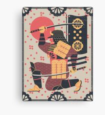 S is for Samurai Canvas Print