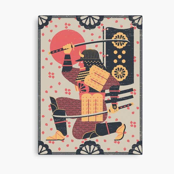S is for Samurai Canvas Print