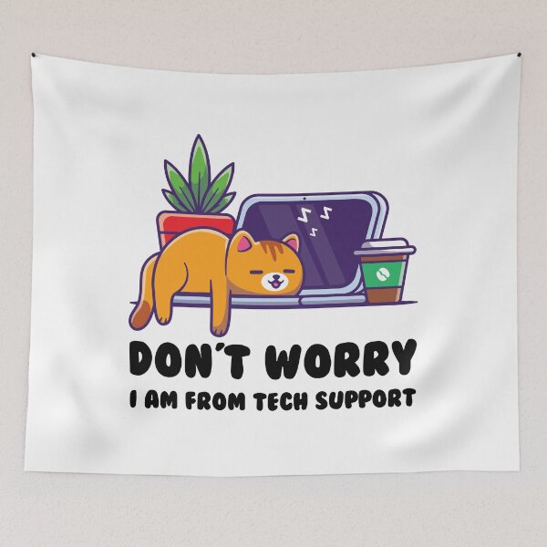 Item preview, Don't Worry I Am From Tech Support designed and sold by VintagePathway.