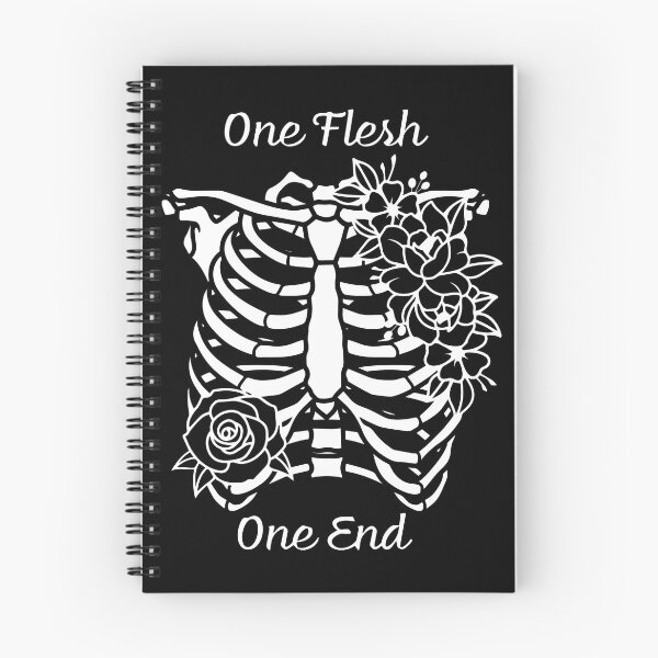 Item preview, One Flesh One End - The Locked Tomb - White designed and sold by Embyr Rose.