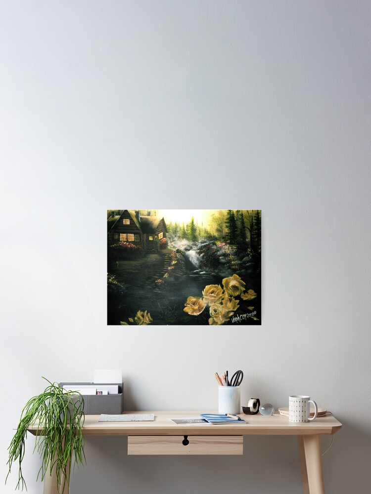 Thumbnail 2 of 3, Poster, Alaskan Summer Day designed and sold by VernaCoy.