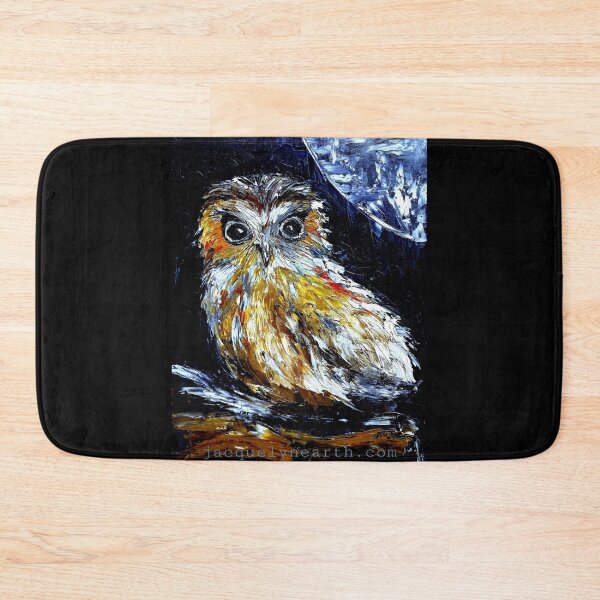 Item preview, Australian Boobook Owl under Full Moon designed and sold by jacquelynearth.