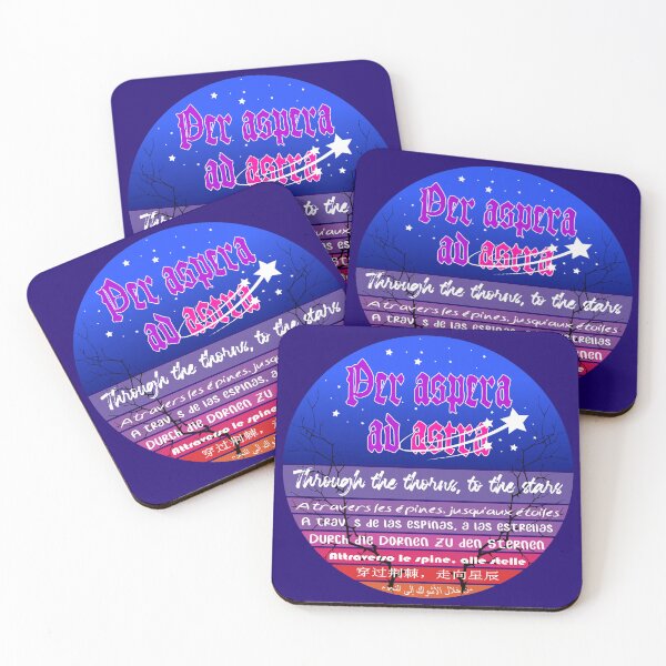 Item preview, Per aspera ad astra retro vintage designed and sold by Deco-Design.