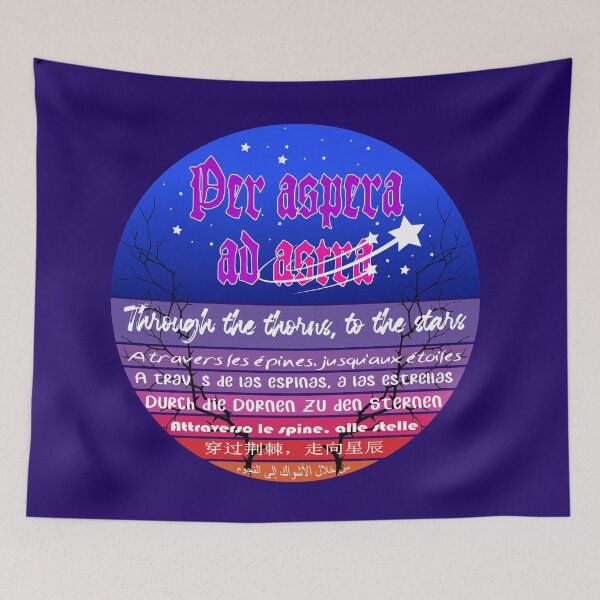 Item preview, Per aspera ad astra retro vintage designed and sold by Deco-Design.