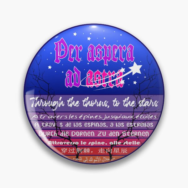 Item preview, Per aspera ad astra retro vintage designed and sold by Deco-Design.