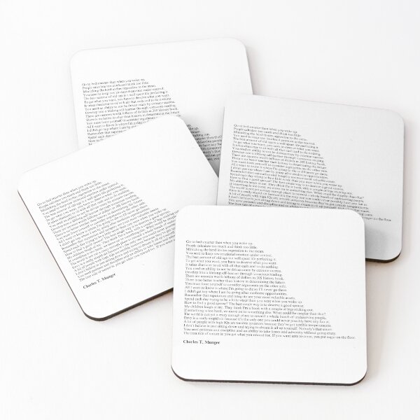 Item preview, Charlie Munger Quotes designed and sold by Miguel Queiruga.