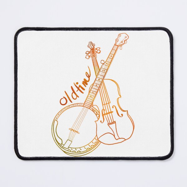Item preview, Oldtime Banjo and Fiddle, red designed and sold by Kyla McConnell.