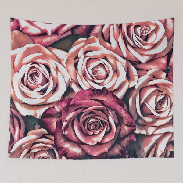Item preview, Soft pink roses art designed and sold by Inktown.