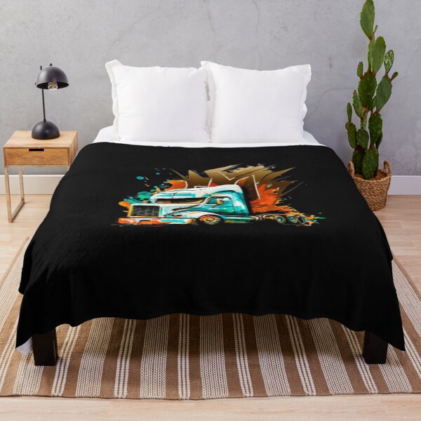 Item preview, Trucker Truck Driver- Graffiti splash of color designed and sold by ValleyDream.