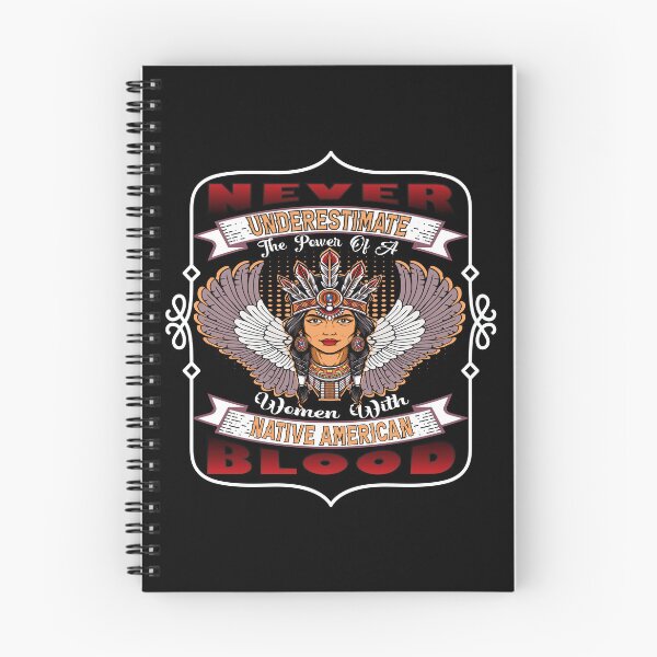 Item preview, Never Underestimate The Power Of A  Woman With Native American Blood  designed and sold by mixedshop.