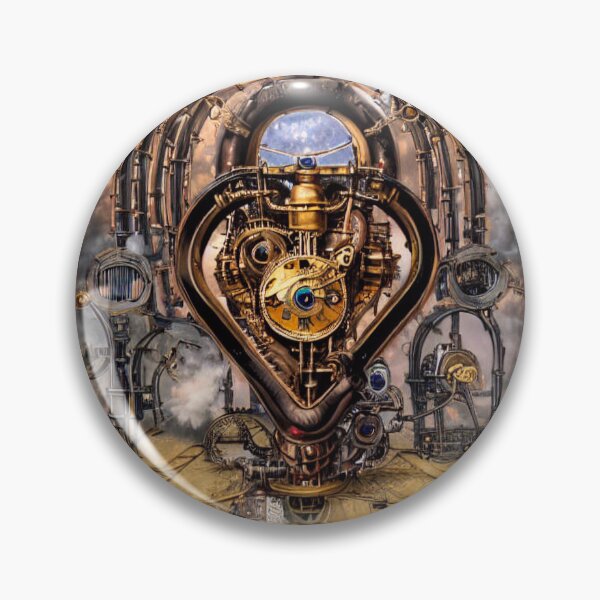 Item preview, Steampunk mechanical heart designed and sold by Dendros-Studio.