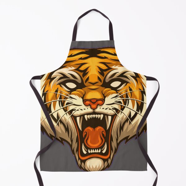 Artikelvorschau, Wildes, gruseliges Tigergesicht-Themenparty-Design für Feiernde entworfen und verkauft von AssamFT.