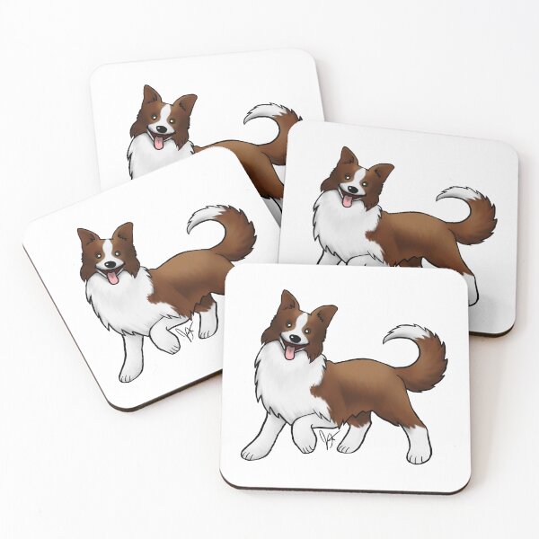 Item preview, Border Collie - Chocolate designed and sold by Jennifer Stolzer.