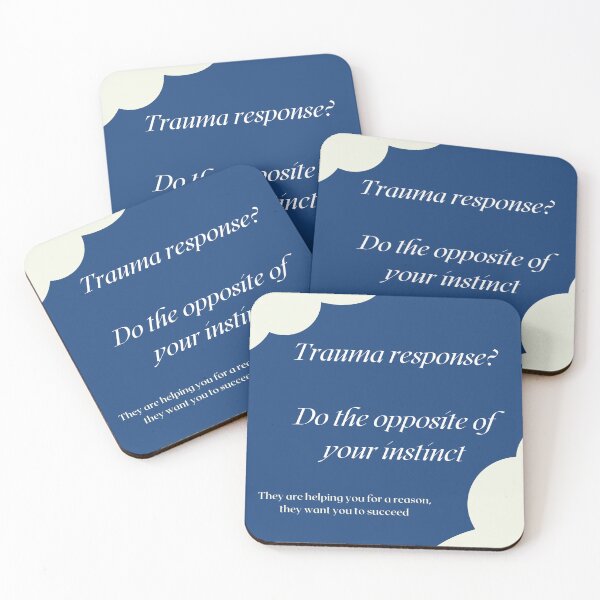 Item preview, trauma response reminder designed and sold by Benlilyarts.