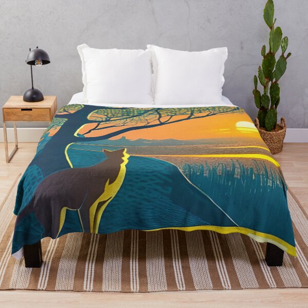 Item preview, Cat Watching Sunset Scene designed and sold by roleshop.