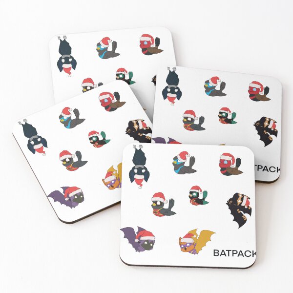 Item preview, Christmas BatFam BatPack Stickers designed and sold by showersxflowers.