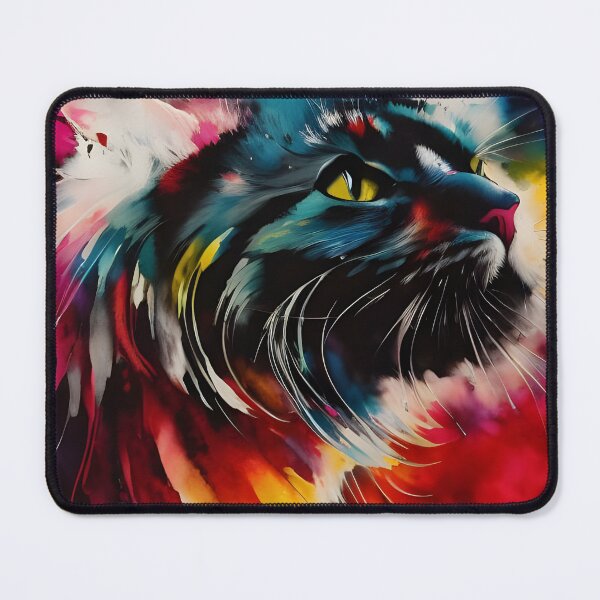 Item preview, Colourful Cat Artwork designed and sold by ambyai.